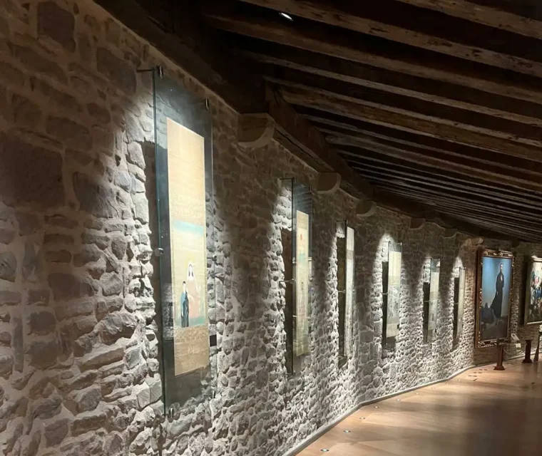 Iluminación del museo Castillo de Javier, zona dioramas.