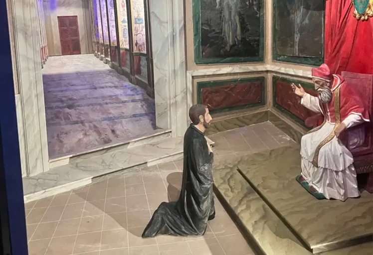 Nueva iluminación de dioramas de la vida de San Francisco Javier realizadas en 1979.